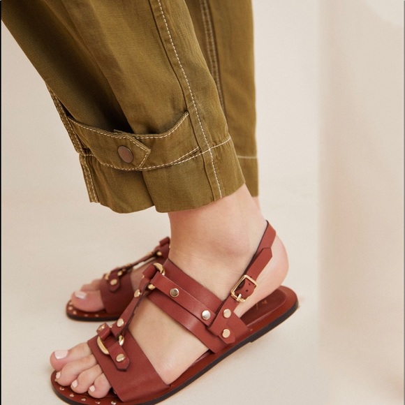 NWT Anthropologie khaki hi rise utility pants - Picture 3 of 9